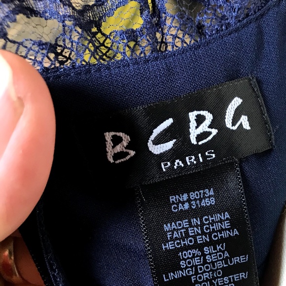 Silk BCBG Paris Printed Summer Dress - Picture 6 of 6